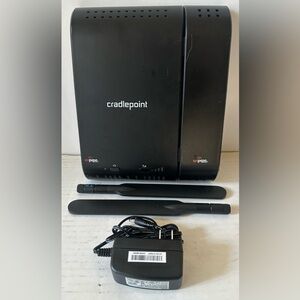 Cradlepoint MBR1400+MC200LE 4G WiFi Data Networking Wireless Router w/Antennas